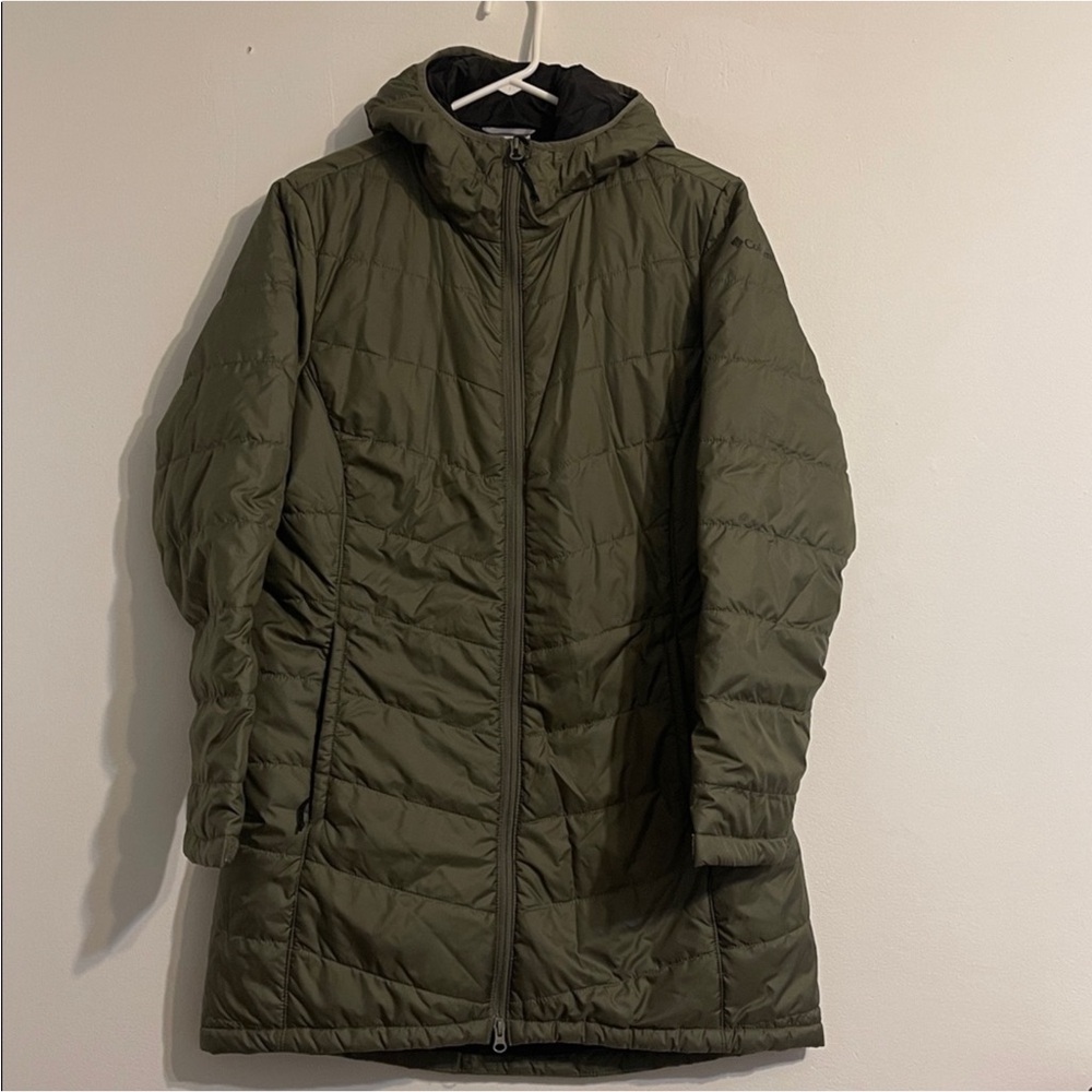 Columbia Olive Green Hooded Jacket
